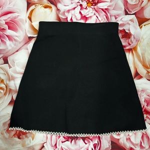 Sandro short beaded skirt